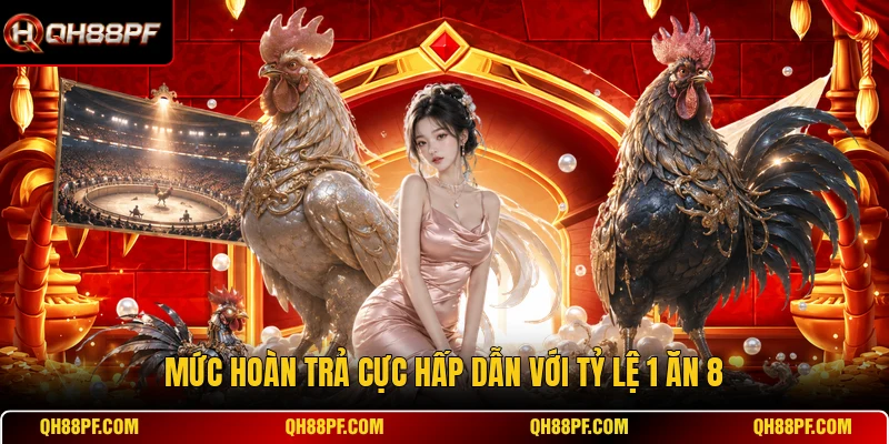 Mức hoàn trả cực hấp dẫn với tỷ lệ 1 ăn 8