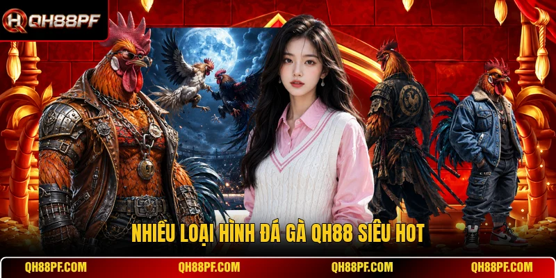 Nhiều loại hình đá gà QH88 siêu hot