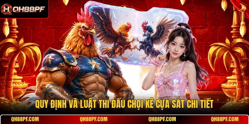 Quy định và luật thi đấu chọi kê cựa sắt chi tiết