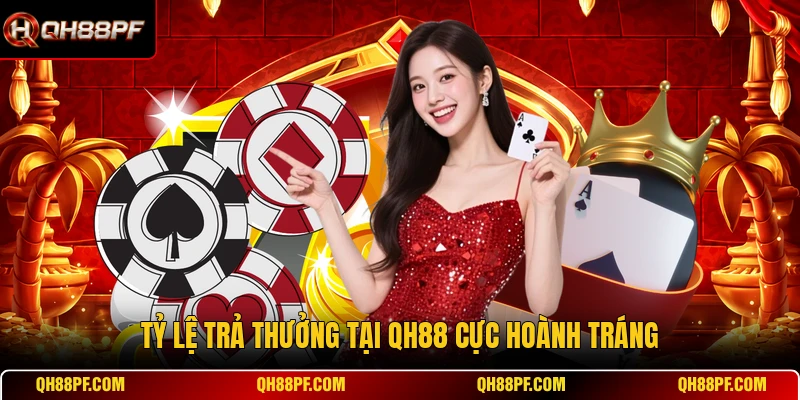 Tỷ lệ trả thưởng tại QH88 cực hoành tráng